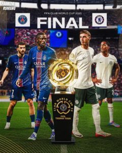 تشكيل تشيلسي المتوقع ضد باريس سان جيرمان في نهائي كأس العالم للأندية 2025